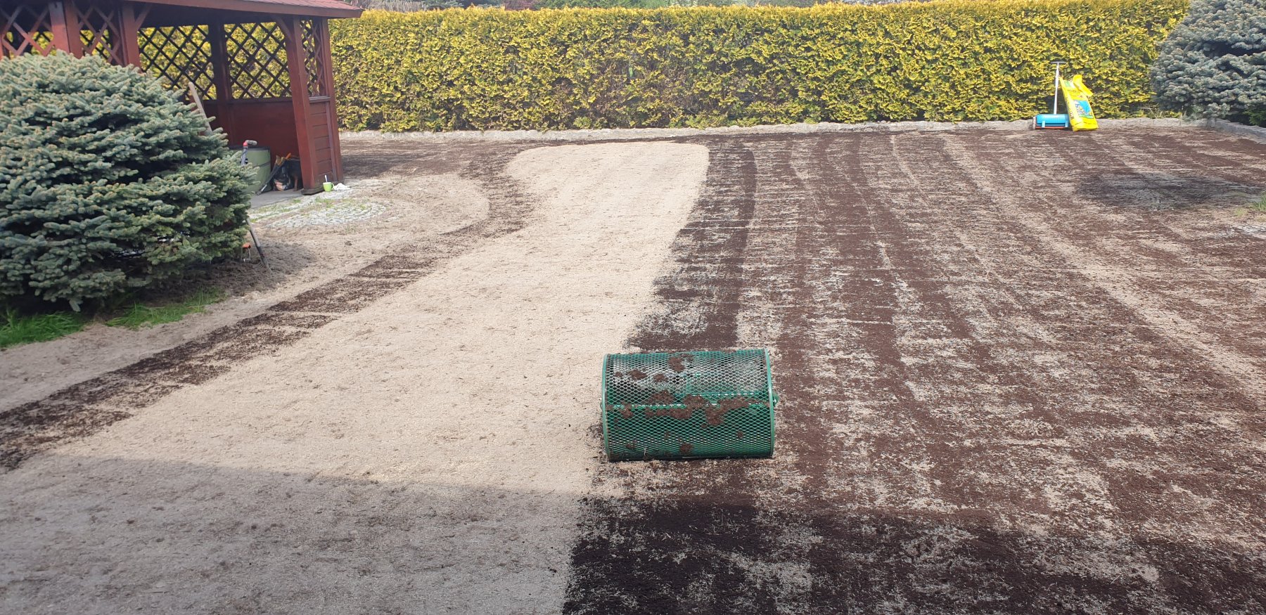 Landzie Compost zakładanie trawnika